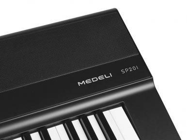 SP201-BK+stand Цифровое пианино, черное, со стойкой, Medeli