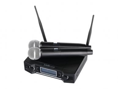 LS-P3-2M Двухканальная вокальная радиосистема, 2 ручных передатчика, LAudio