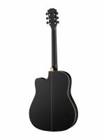 FFG-2041C-BK Акустическая гитара, черная, Foix