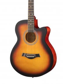 FFG-4001C-SB Акустическая гитара, с вырезом, санберст, Foix