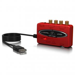 BEHRINGER UCA222 - аудиоинтерфейс USB для обработки и воспроизведения звука