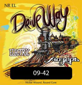 NR-EL Drive Way Комплект струн для электрогитары, никель, Extra Light, 9-42, Мозеръ