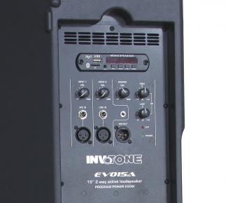 INVOTONE EVO15A - активная акустическая система, MP3 USB, Bluetooth, 120 Вт