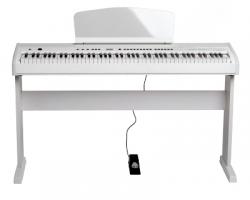 Stage Studio Цифровое пианино, белое, со стойкой Orla