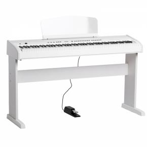Stage Studio Цифровое пианино, белое, со стойкой Orla