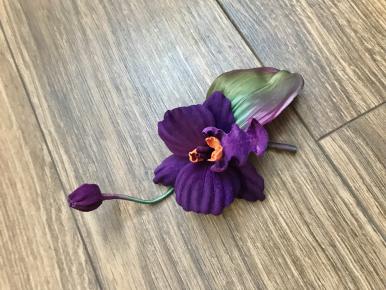 Брошь. Орхидея фаленопсис